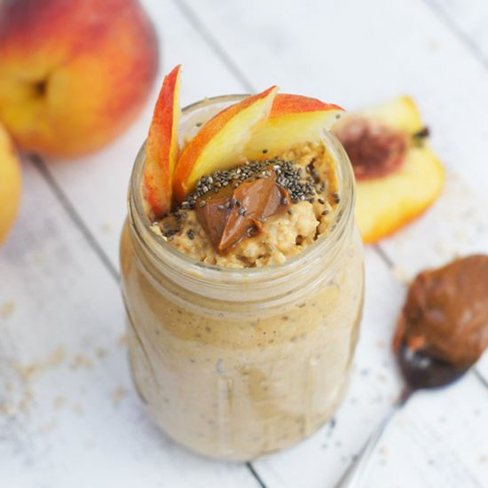 Peach and Dulce de Leche Overnight