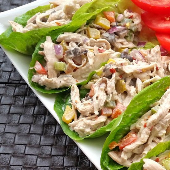 Healthier Creamy Chicken Salad