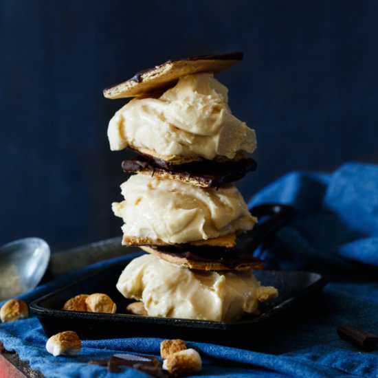 S’mores Ice Cream Sandwiches