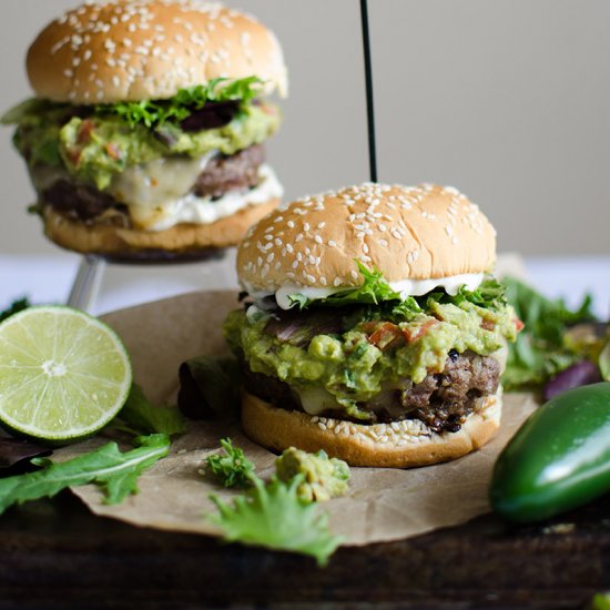 Spicy Guacamole Burger