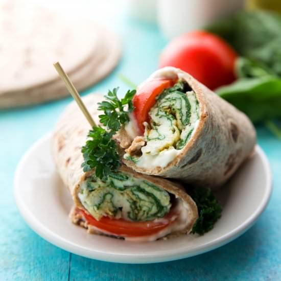 Spinach and Feta Wraps