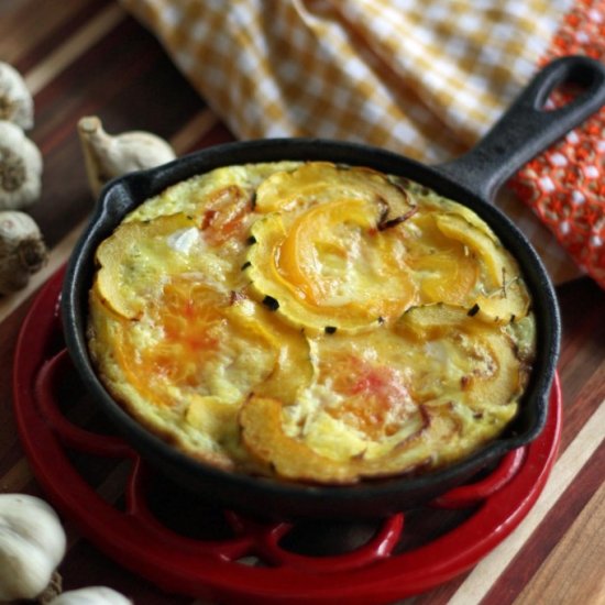 Mini Delicata Squash Frittata