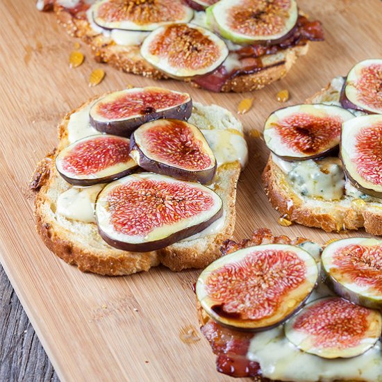 Figs, Bacon and Blue Cheese