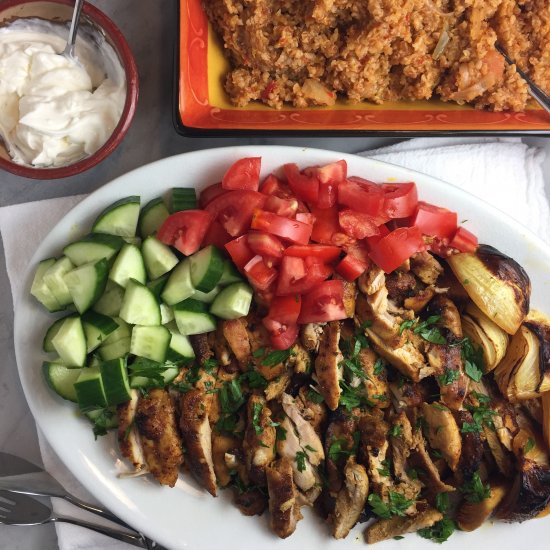 Oven Chicken Shawarma