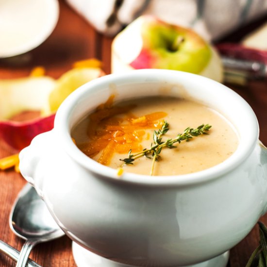 Apple Cheddar Soup