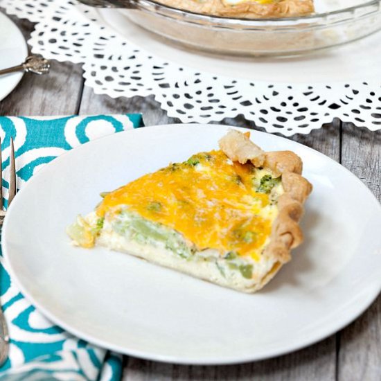 Broccoli Cheese Quiche