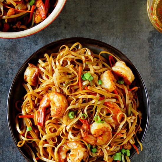 Shrimp Hakka Noodles