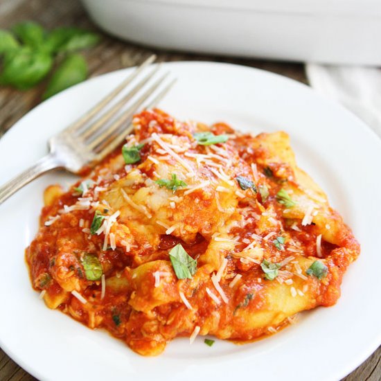 4-Ingredient Ravioli Lasagna