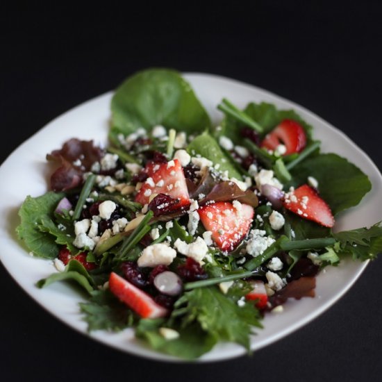 Spring Salad with Honey Balsamic