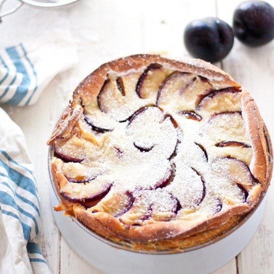 plum clafoutis