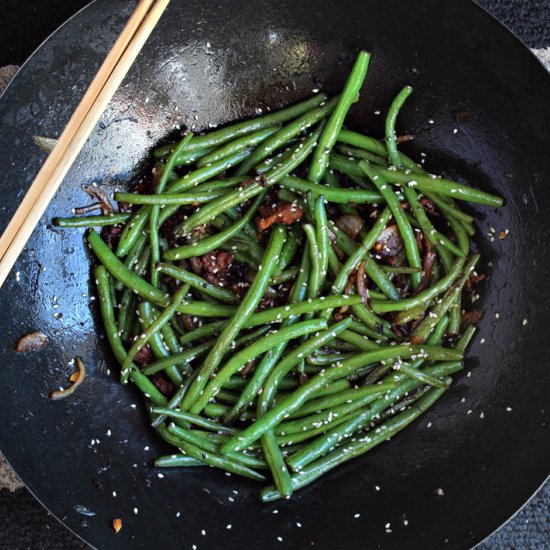 Sichuan Stir Fried Green Beans