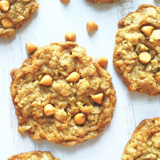 Oatmeal Butterscotch Chip Cookies