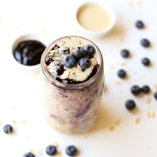 Blueberry Overnight Oats