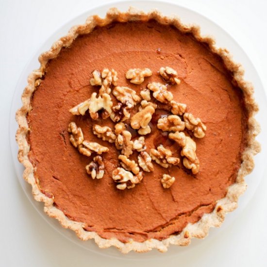 Walnut Pumpkin Pie