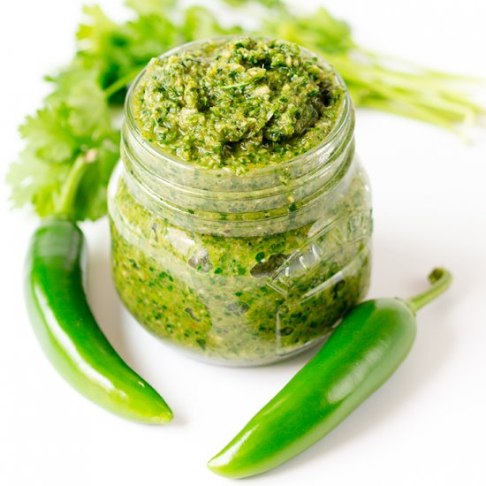 Skinny Thai Green Curry Paste