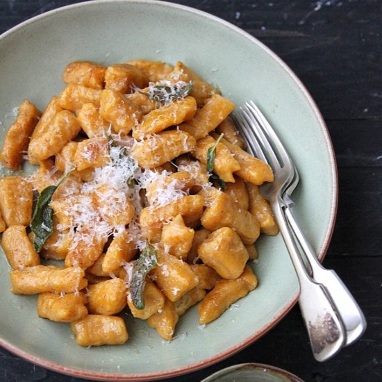 Butternut squash gnocchi