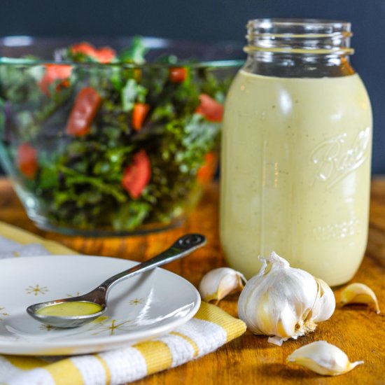 Creamy Roasted Garlic Vinaigrette