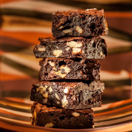 Brown Butter & Red Wine Brownies