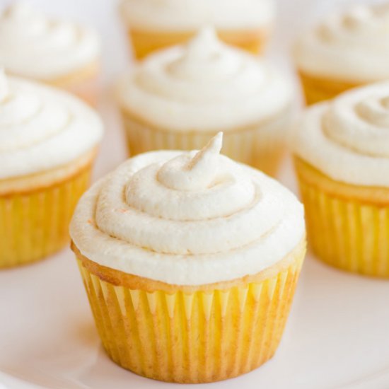 Banana Cream Cupcakes