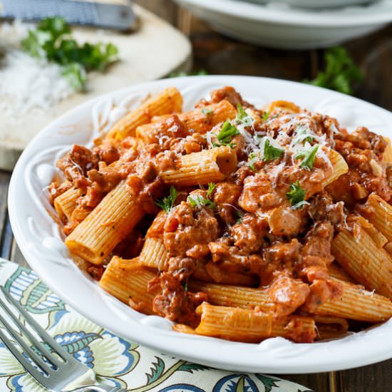 Sausage Rigatoni