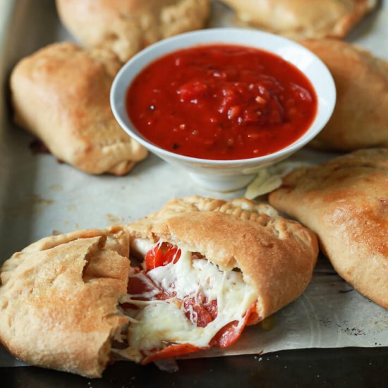 Easy Whole Wheat Pizza Pockets