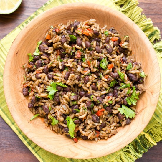 Costa Rican Rice and Beans