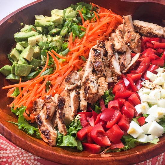 Korean Chicken Cobb Salad