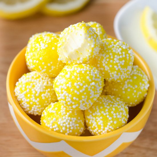 Lemon Cream Pie Truffles