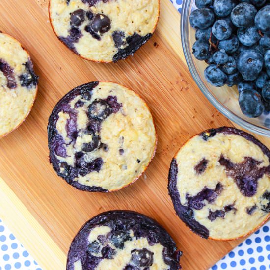 Blueberry Protein Muffins