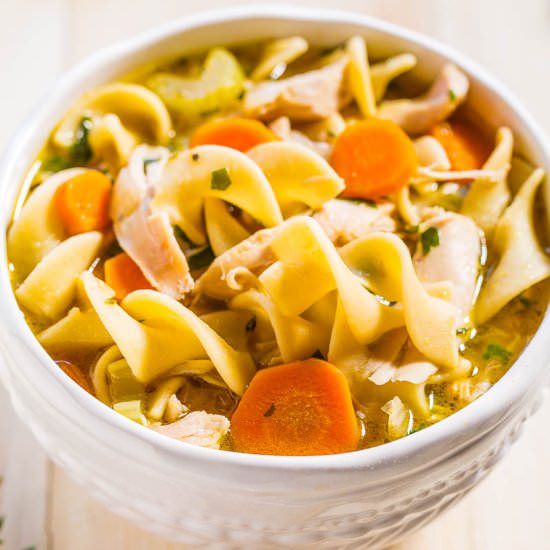 30-Min Homemade Chicken Noodle Soup