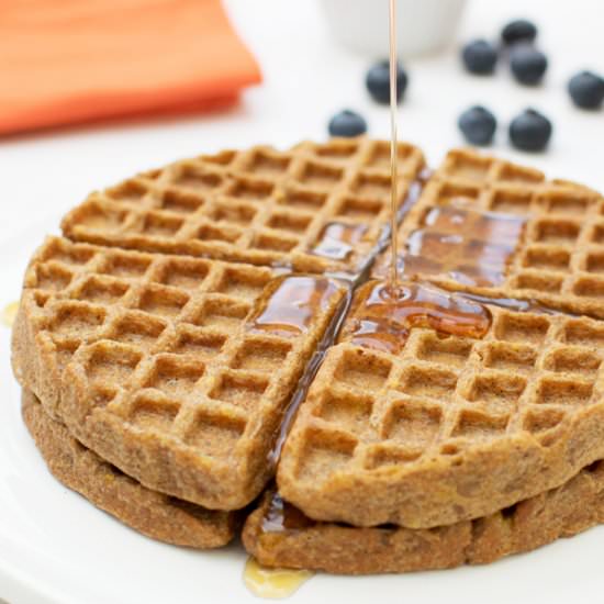 Spiced Pumpkin Waffles