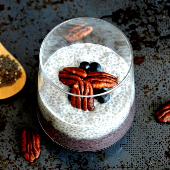 Acai Pecan Chia Pudding