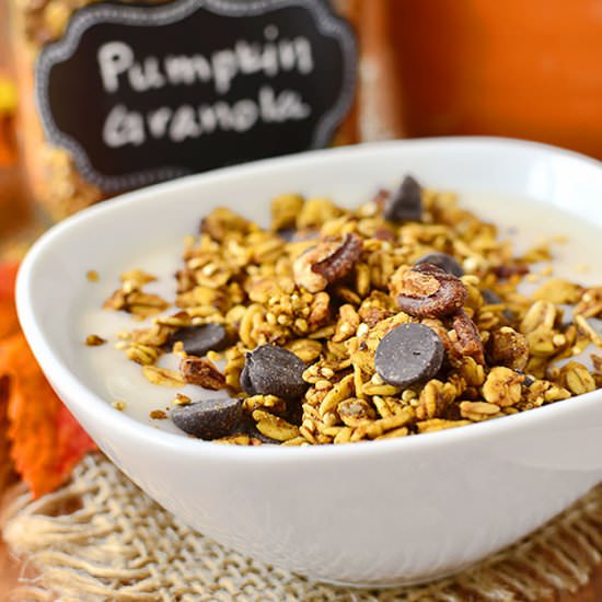 Pumpkin Spice Chocolate Granola