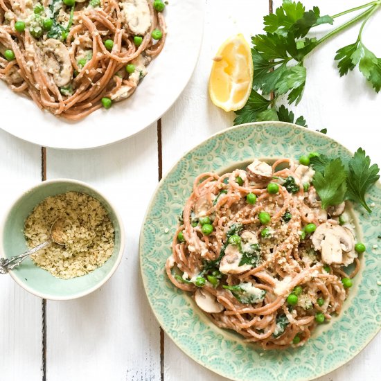 Healthy Spaghetti Carbonara