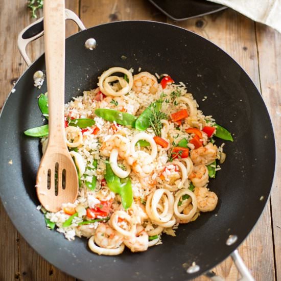 Simple Seafood Rice