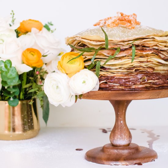 Nutella Crepe Cake