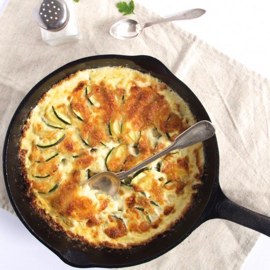 Potato-Courgette Gratin with Gouda