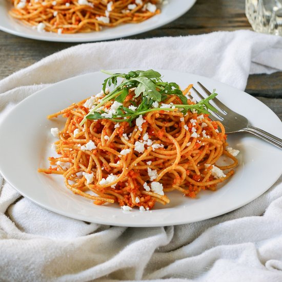 Sun Dried Tomato Pesto Pasta