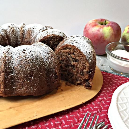 Cocoa Apple Cake