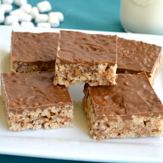 Peanut Butter Rice Krispies Treats