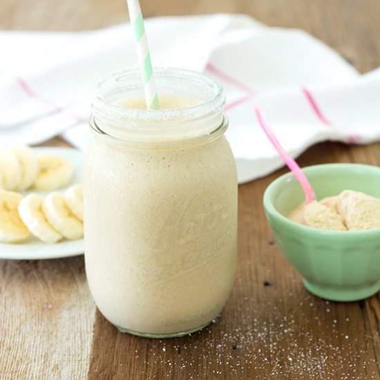 Malted PB Banana Smoothie