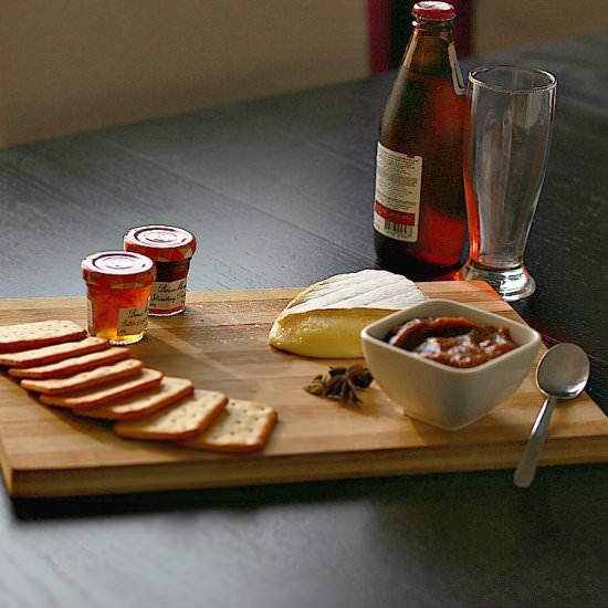 Baked Brie With Chai Date Spread