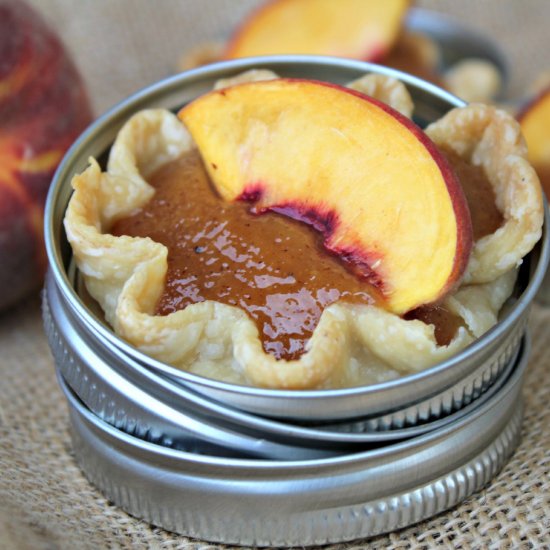 Mini Glazed Peach Pies