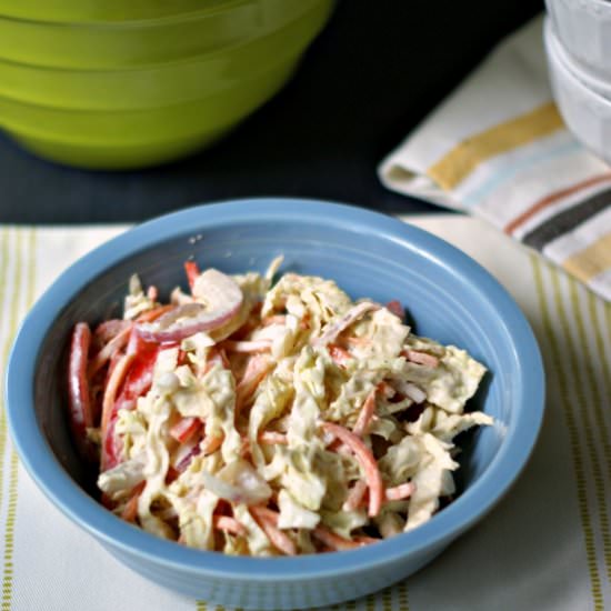 Creamy Southwestern Coleslaw