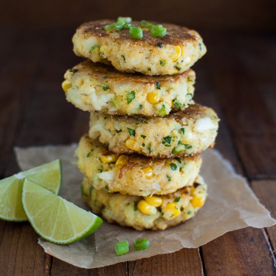 Crab and Corn Cakes