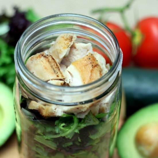 My Go-To Lunch Salad in a Jar