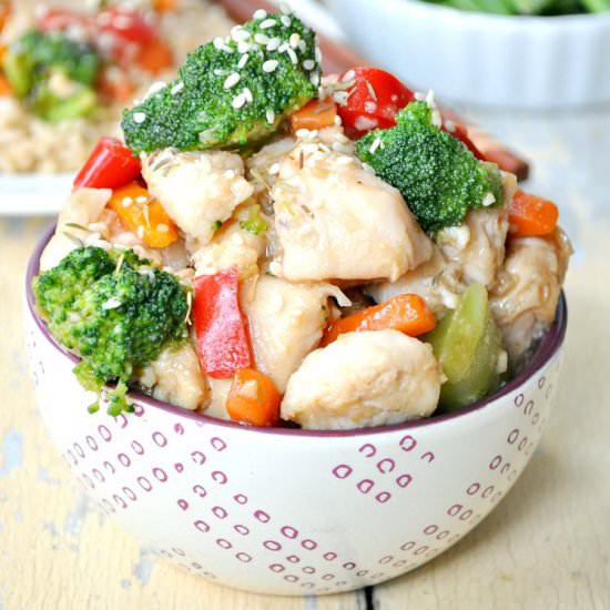 Velveted Chicken & Veggie Stir-Fry