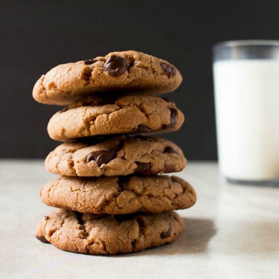 PB, Chocolate & Banana Cookies