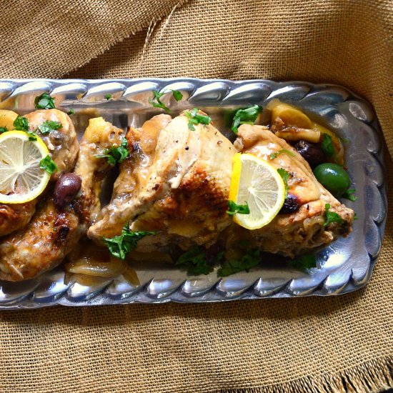 Honey Glazed Chicken with Lemons