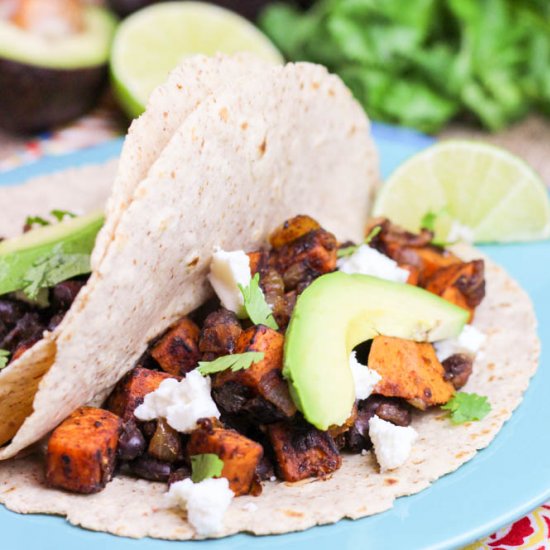 Sweet Potato and Black Bean Tacos